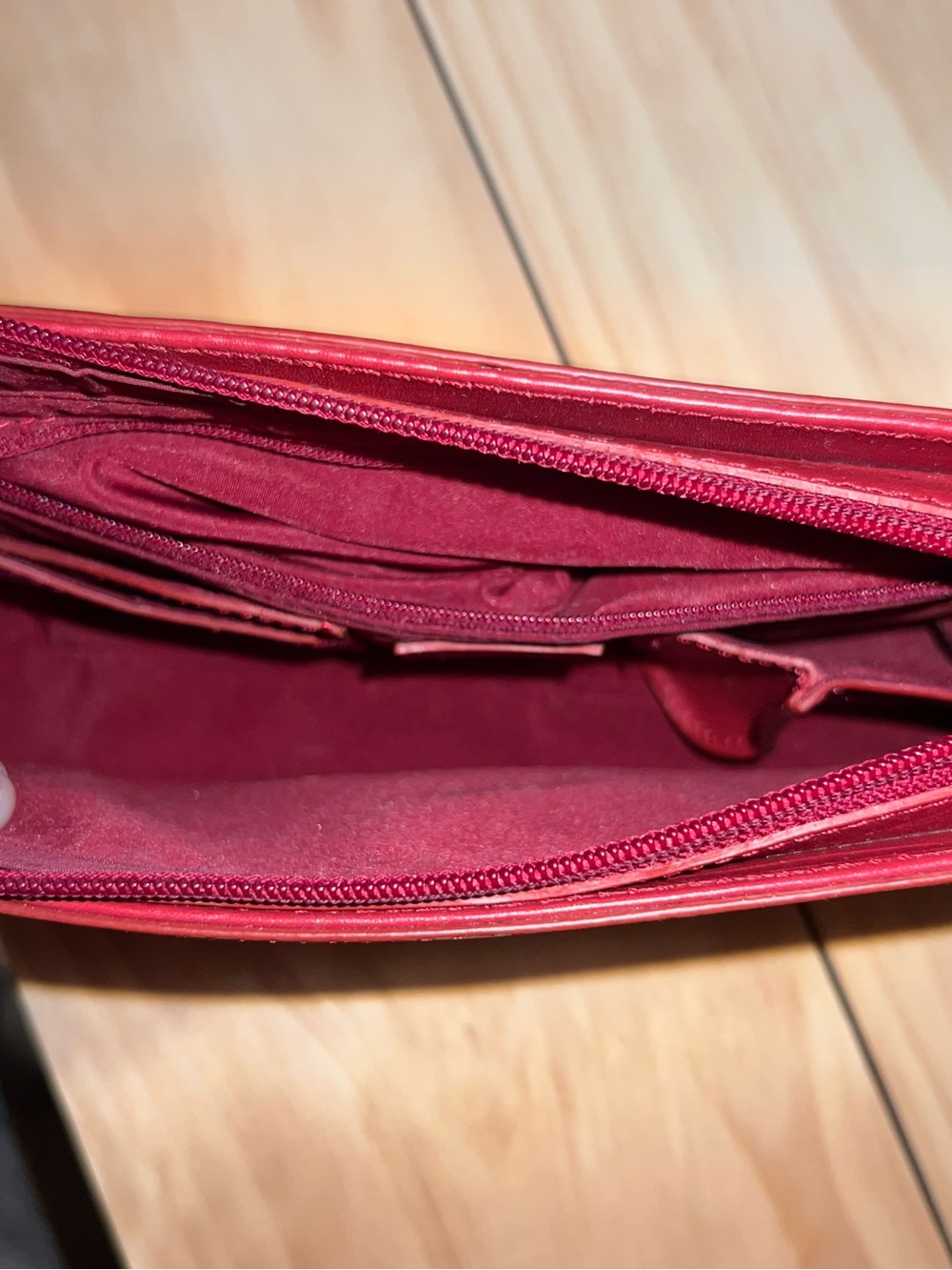 Cole Haan Crimson Leather Shoulder Bag - Picture 4 of 7